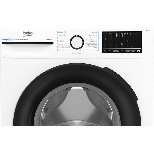 Пральна машина BEKO BM3WFU46245WB - Фото 4 Пральна машина BEKO BM3WFU46245WB - изображение 4