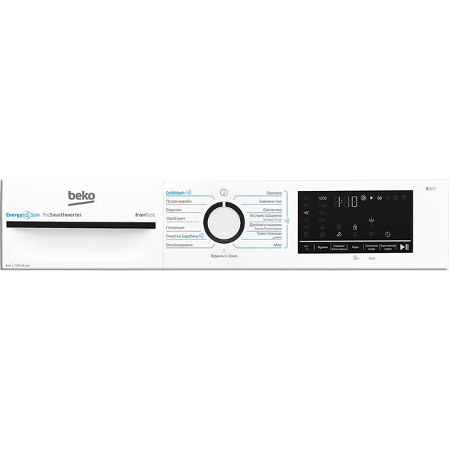 Пральна машина BEKO BM3WFU46245WB - Фото 5 Пральна машина BEKO BM3WFU46245WB - изображение 5