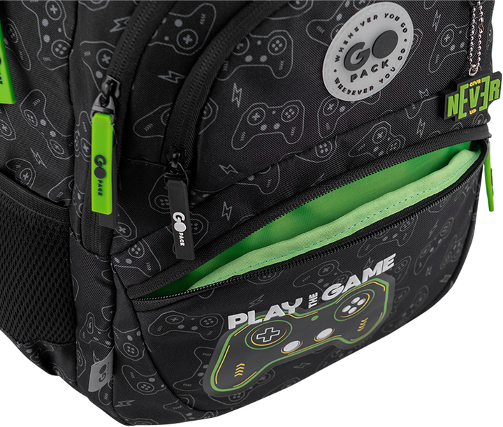 Рюкзак GoPack с ортопедической спинкой Education Never Give Up 40x30x15 см (GO26-175M-7) - изображение 10