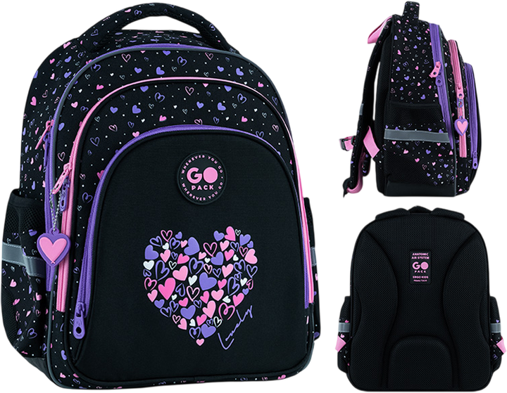 Рюкзак GoPack для початкової школи Education Bright&Awesome 37x28.5x16 см Чорний (GO26-2606S-3) - зображення 2