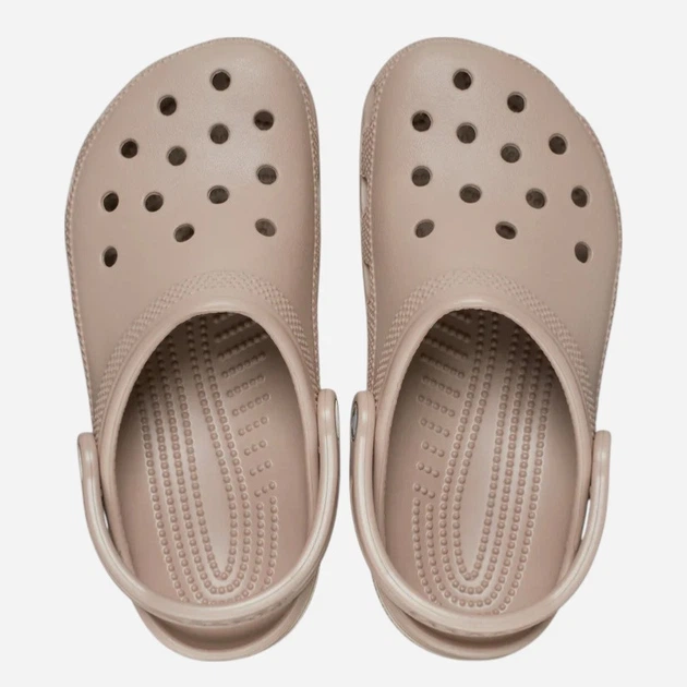 Chodaki damskie na platformie Crocs Classic 10001-214 37-38 Taupe - obraz 4