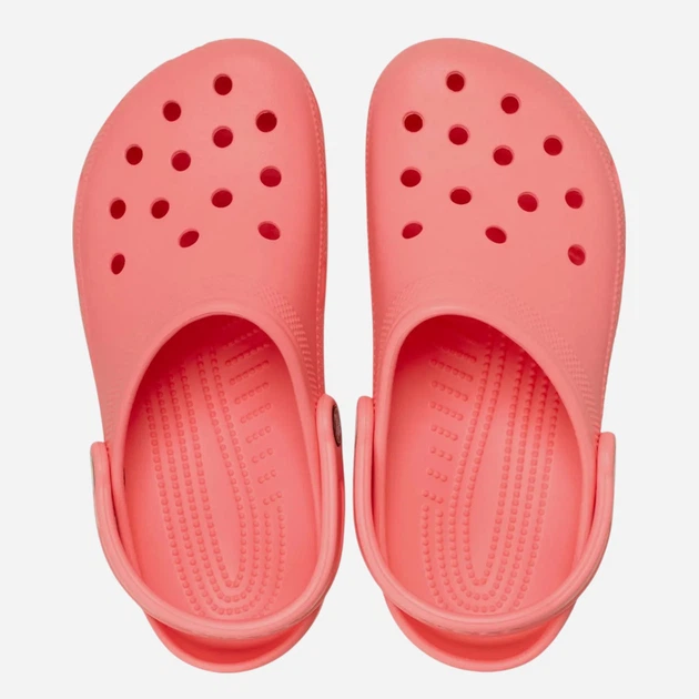 Chodaki damskie na platformie Crocs Classic 10001-6UI 36-37 Jasnokoralowe - obraz 5