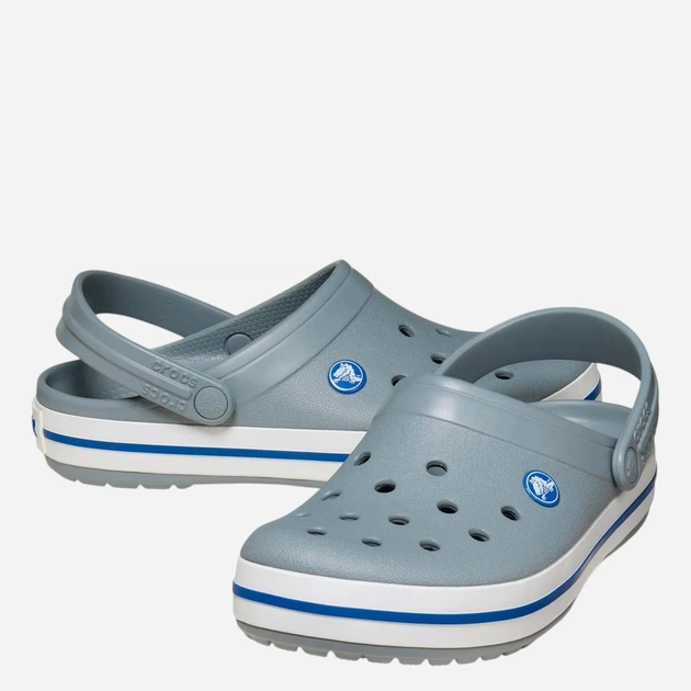Чоловічі крокси Crocs Crocband 11016-0Z3 37-38 Сірі (198445338434) - зображення 2
