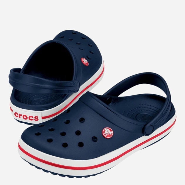 Чоловічі крокси Crocs Crocband 11016-410 46-47 Темно-сині (883503476271) - зображення 3