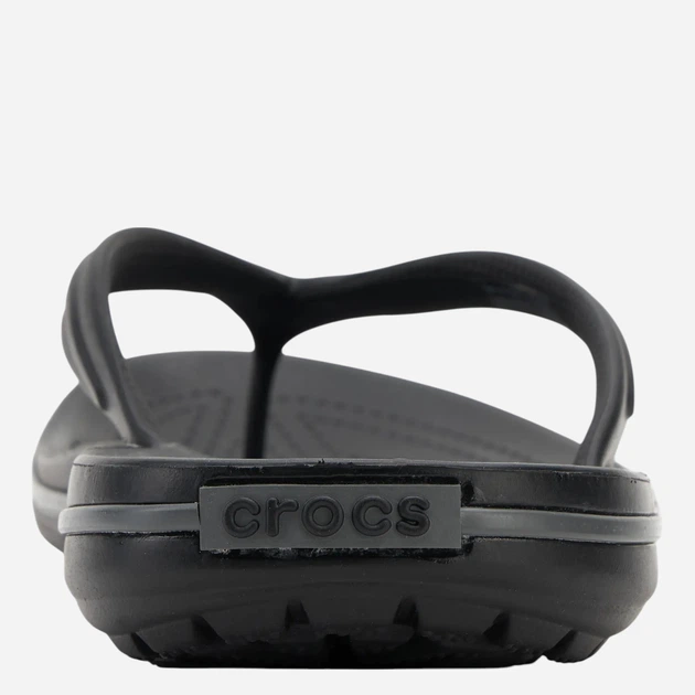 Чоловічі в'єтнамки для пляжу Crocs Crocband Flip 11033-0DD 42-43 Чорні (198445100659) - зображення 5