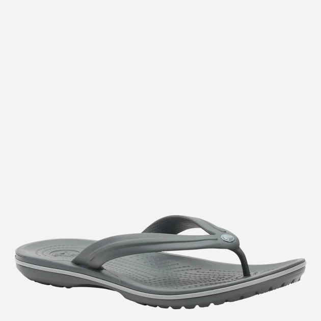 Чоловічі в'єтнамки для пляжу Crocs Crocband Flip 11033-0EX 42-43 Сірі (198445100796) - зображення 2