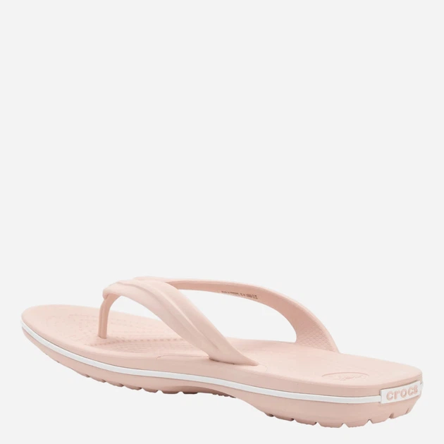Klapki japonki damskie basenowe Crocs Crocband Flip 11033-6UR 41-42 Jasnoróżowe - obraz 3
