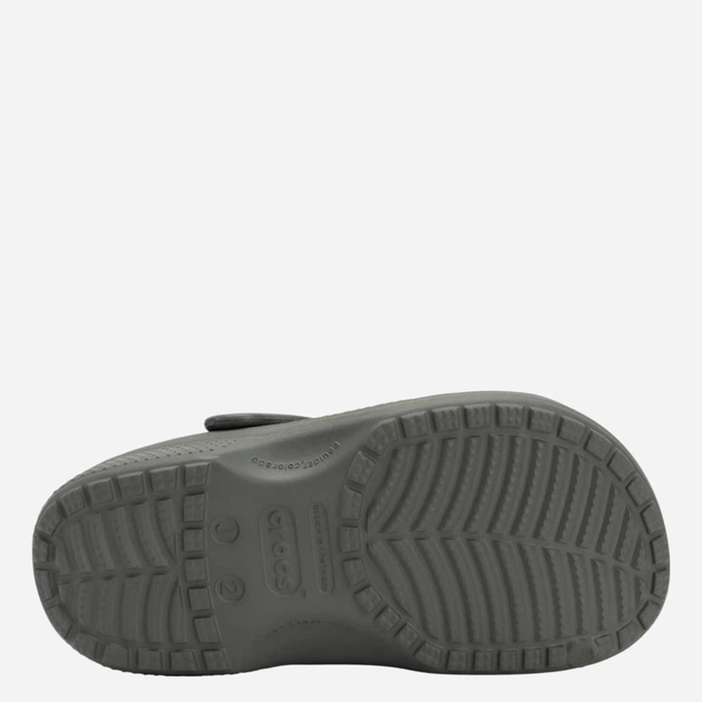 Chodaki chłopięce Crocs Classic Kids Clog K 206991-0DA 38-39 Ciemnoszare - obraz 7