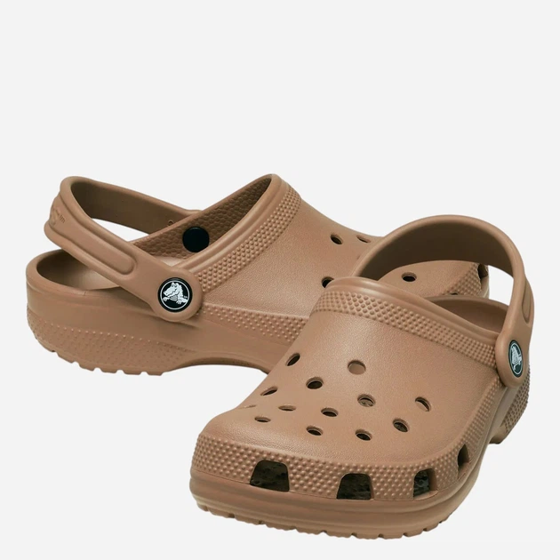 Chodaki młodzieżowe chłopięce Crocs Classic Kids Clog K 206991-2JJ 36-37 Brązowe - obraz 4