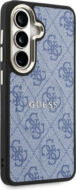 Чохол Guess 4G Embossed Ring MagSafe для Samsung Galaxy S26 Blue (GUHMS26SP4MSEGCB) - зображення 4