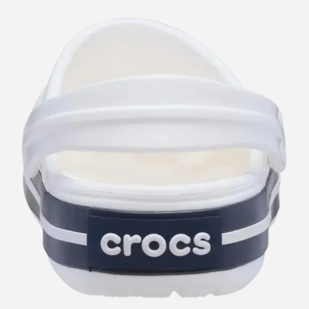 Дитячі крокси-сабо для хлопчика Crocs Crocband Kids Clog 207006-126 28-29 Білі (198445270314) - зображення 6