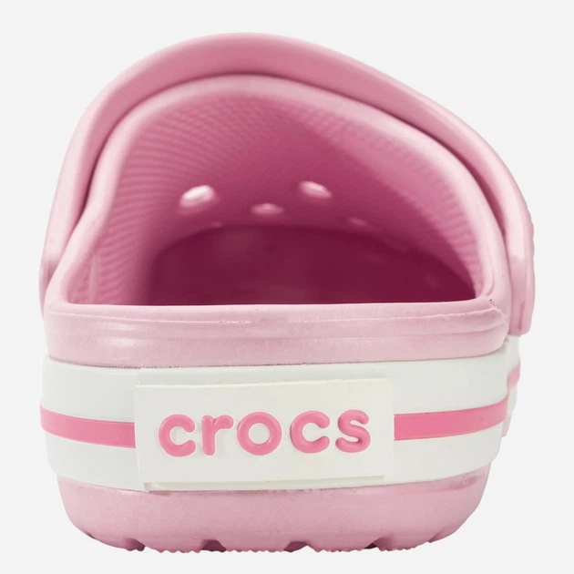Chodaki dziecięce dla dziewczynki Crocs Crocband Kids Clog 207006-6GD 32-33 (J13) Jasnoróżowe (191448740143) - obraz 7