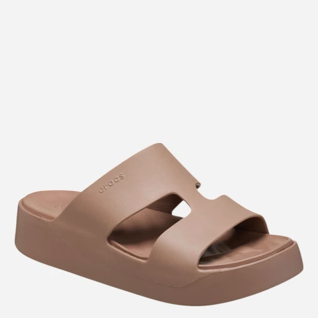 Klapki basenowe damskie Crocs Getaway Platform H - Strap 209409-2Q9 39-40 Brązowe - obraz 2