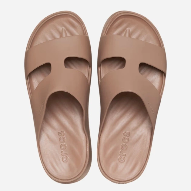 Klapki basenowe damskie Crocs Getaway Platform H - Strap 209409-2Q9 39-40 Brązowe - obraz 4