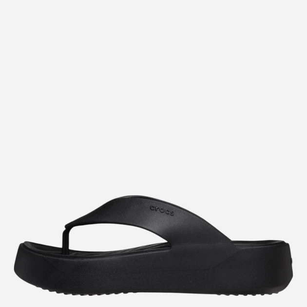 Klapki japonki damskie basenowe Crocs Getaway Platform Flip 209410-001 39-40 Czarne - obraz 3