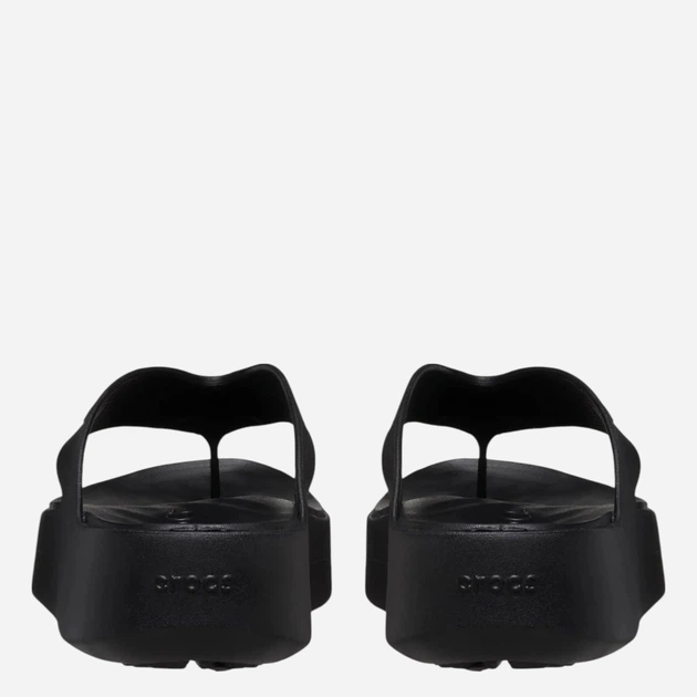 Klapki japonki damskie basenowe Crocs Getaway Platform Flip 209410-001 39-40 Czarne - obraz 5