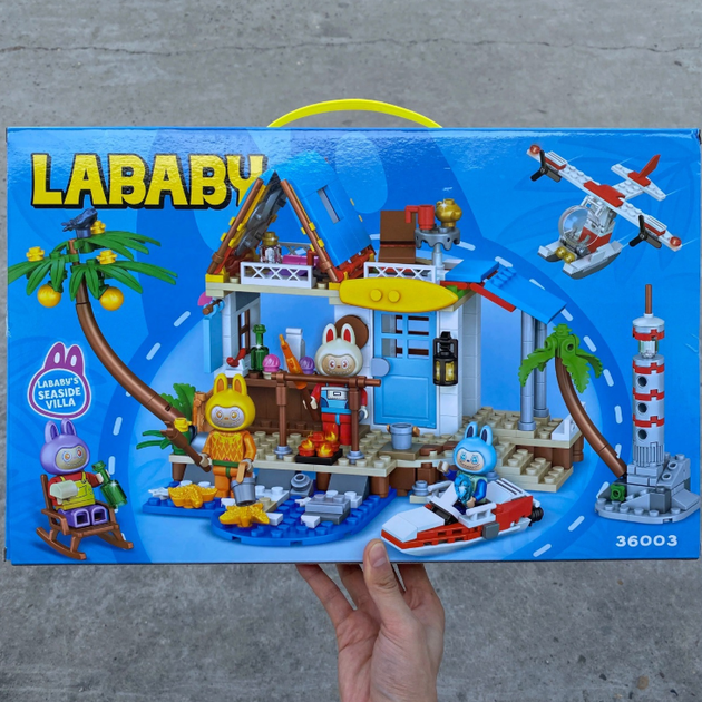 Дитячий конструктор Labubu для фігурок Lego, пластик(KS_2800441074) - зображення 5