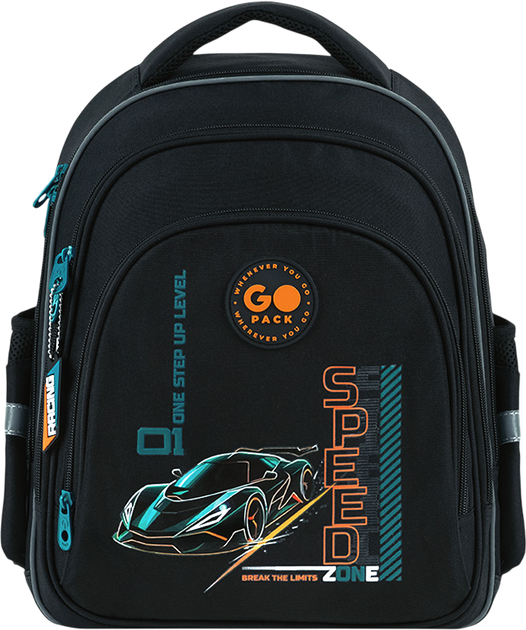 Рюкзак GoPack для початкової школи Education Speed Zone 37x28.5x16 см Чорний (GO26-2606S-6) - зображення 4