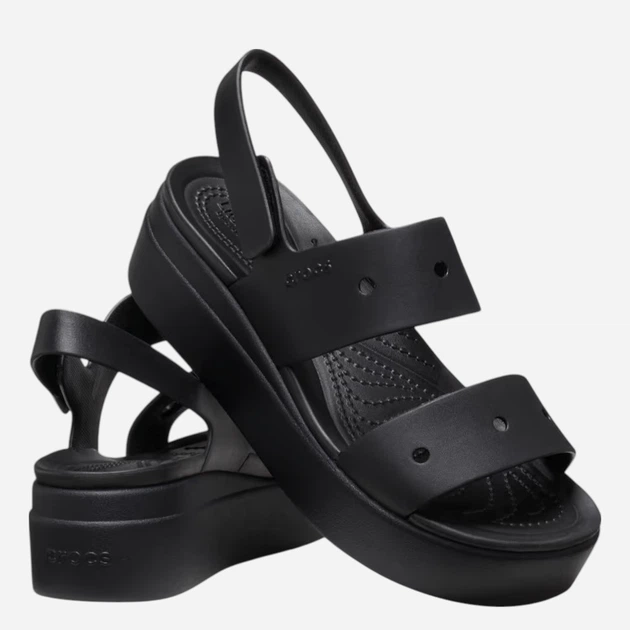 Жіночі сандалії Crocs Brooklyn 4U Sandal W 210676-001 38-39 Чорні (196265845637) - зображення 3