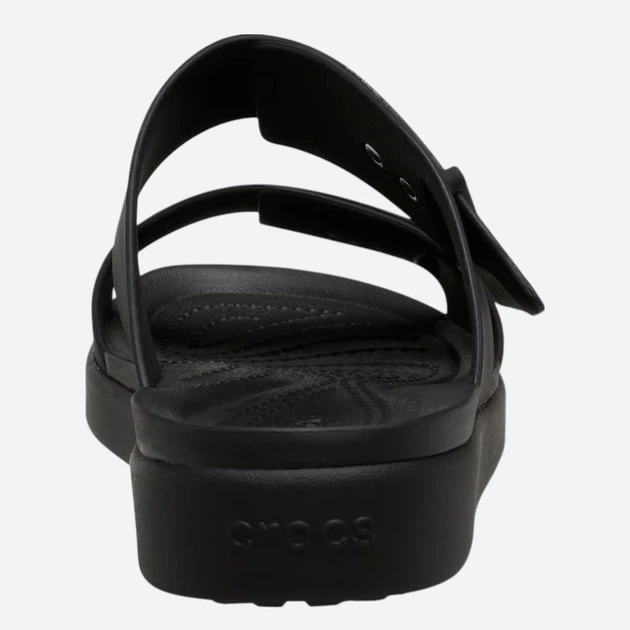 Klapki basenowe damskie Crocs Brooklyn Buckle Low 211215-001 39-40 Czarne - obraz 5