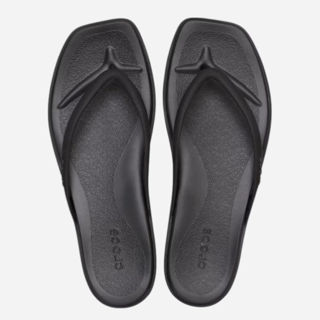 Жіночі в'єтнамки для пляжу Crocs Miami Flip 211435-001 38-39 Чорні (198445185489) - зображення 4