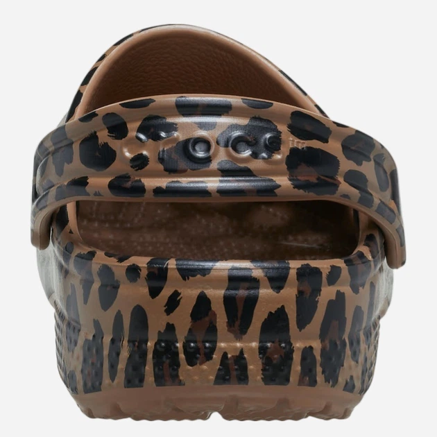 Chodaki młodzieżowe dziewczęce Crocs Classic Animal Clog K 211881-2LD 38-39 Brązowe - obraz 5