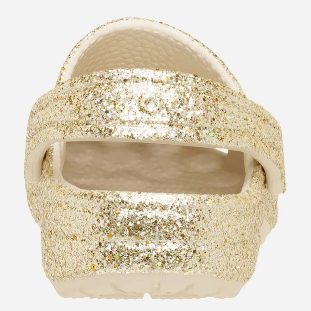 Chodaki młodzieżowe dziewczęce Crocs Classic Chunky Glitter Clog K 211939-0LH 38-39 Złote - obraz 5