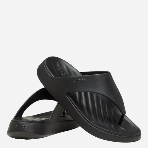 Жіночі в'єтнамки для пляжу Crocs Getaway Triangle Flip W 212018-001 39-40 Чорні (198445393570) - зображення 3