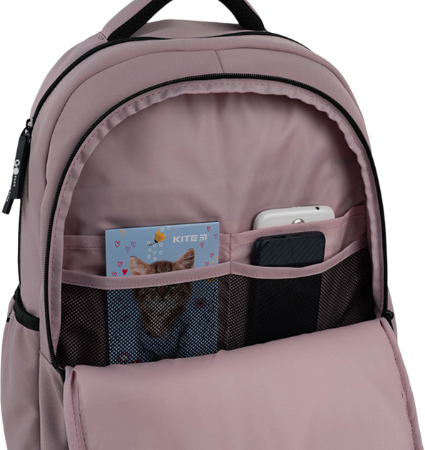 Рюкзак GoPack підлітковий Education Teens 46x32x19 см Рожевий (GO26-184L-1) - зображення 14