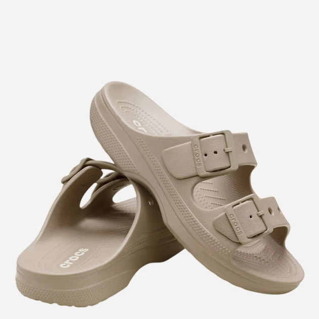 Klapki basenowe damskie Crocs Saturday Sandal W 213586-214 39-40 Beżowe - obraz 3