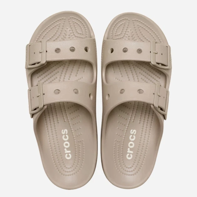 Klapki basenowe damskie Crocs Saturday Sandal W 213586-214 39-40 Beżowe - obraz 4