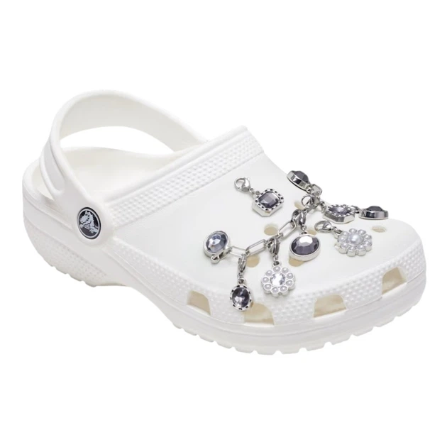 Przypinki do butów Crocs Silver Adjustable Charm Chain 10014312 Wielokolorowe - obraz 3