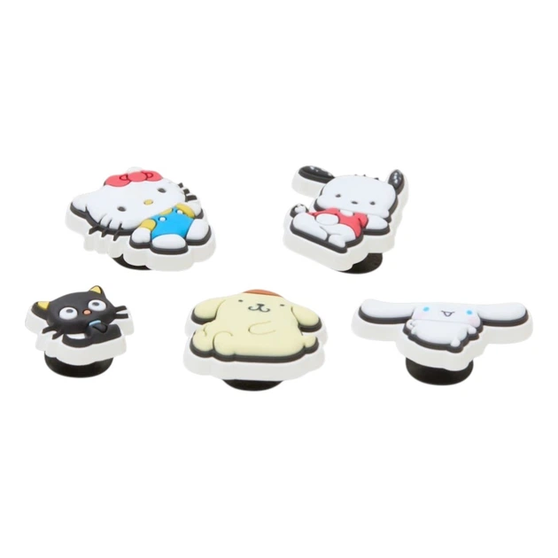 Джибітси Crocs Hk Friends 5 Pck 10015852 5 шт Різнокольорові (198445230929) - зображення 2