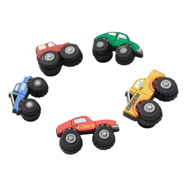 Przypinki do butów Crocs Monster Truck 5 Pack 10016042 5 szt Wielokolorowe - obraz 2