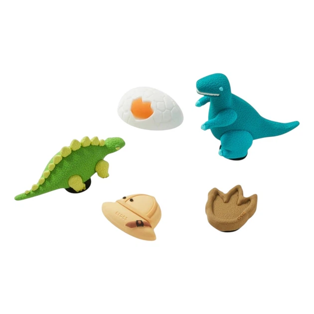 Przypinki do butów Crocs 3D Dinosaur Adventure 5 Pack 10016193 5 szt Wielokolorowe - obraz 2