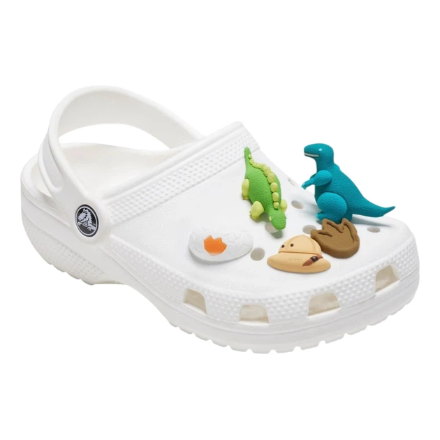 Przypinki do butów Crocs 3D Dinosaur Adventure 5 Pack 10016193 5 szt Wielokolorowe - obraz 3