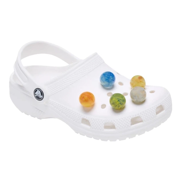 Przypinki do butów Crocs Marble 5 Pack 10017636 5 szt Wielokolorowe - obraz 3