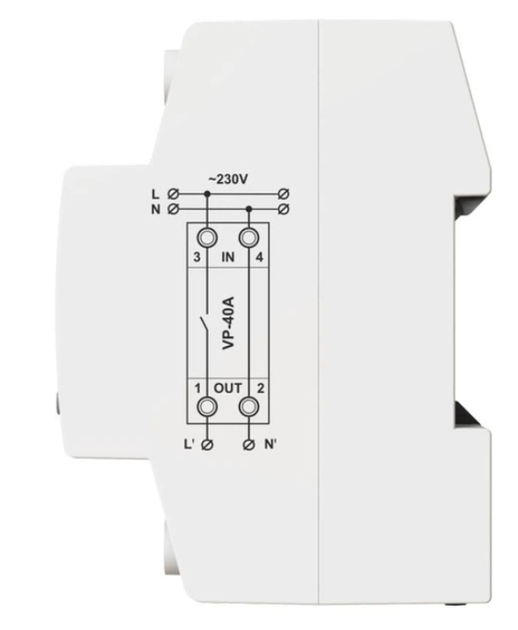 Реле напруги DigiTOP VP-40A M2R - изображение 4