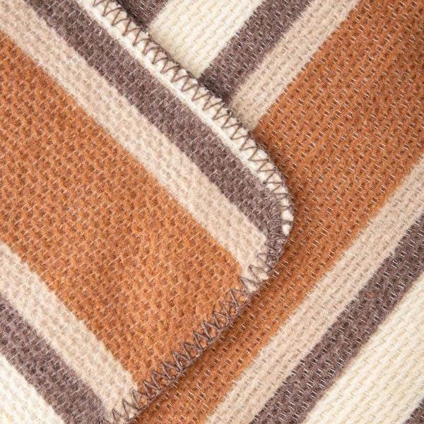 Плед Homla Alabas у смужку бежевий 150 x 200 см (5906496771576) - зображення 4