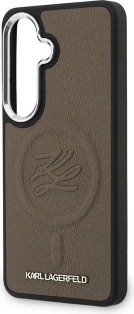Чохол Karl Lagerfeld Embossed Ring Initials MagSafe для Samsung Galaxy S26 Plus Brown (KLHMS26MPGFKLRDW) - зображення 6
