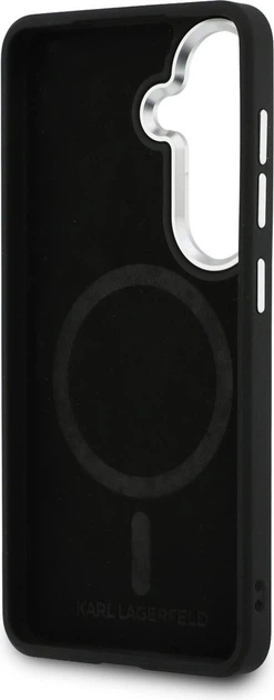 Чохол Karl Lagerfeld Perforated KL MagSafe для Samsung Galaxy S26 Black (KLHMS26SPSKRPMK) - зображення 7