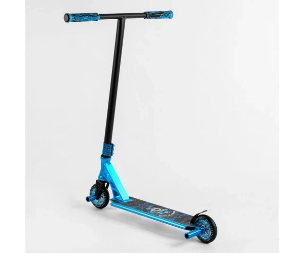 Самокат трюковый 98901 Best Scooter (4) HIC-система, ПЕГИ, алюминиевый диск и дека, АНОДИРОВАННАЯ КРАШКА, колеса PU, d=110мм, ширина руля - 60 см - Фото 2 Самокат трюковый 98901 Best Scooter (4) HIC-система, ПЕГИ, алюминиевый диск и дека, АНОДИРОВАННАЯ КРАШКА, колеса PU, d=110мм, ширина руля - 60 см - изображение 2