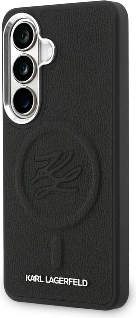Чохол Karl Lagerfeld Embossed Ring Initials MagSafe для Samsung Galaxy S26 Plus Black (KLHMS26MPGFKLRDK) - зображення 2