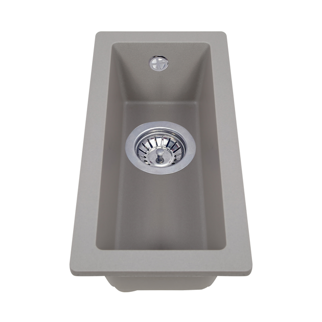 Мойка кухонная гранитная Perfelli ESTO PGE 101-22 GREY METALLIC - изображение 2