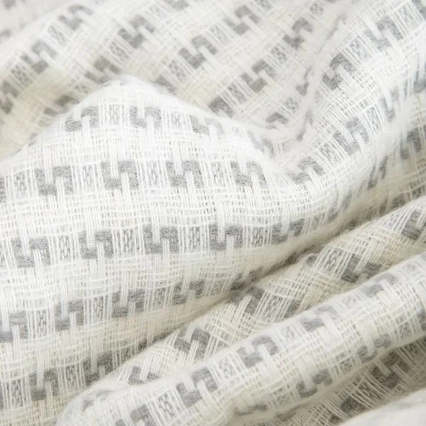 Плед Homla Sorbo з бахромою та сірим візерунком 150 x 200 см (5906496771590) - зображення 2