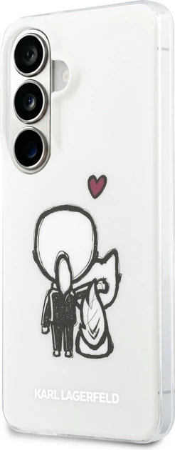 Etui plecki Karl Lagerfeld IML Karl&Choupette MagSafe do Samsung Galaxy S26 Transparent (KLHMS26S6HKCBHH) - obraz 2