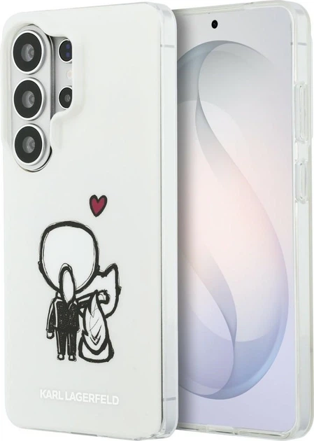 Чохол Karl Lagerfeld IML Karl&Choupette MagSafe для Samsung Galaxy S26 Ultra Transparent (KLHMS26L6HKCBHH) - зображення 1