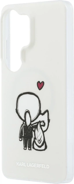 Чохол Karl Lagerfeld IML Karl&Choupette MagSafe для Samsung Galaxy S26 Ultra Transparent (KLHMS26L6HKCBHH) - зображення 6