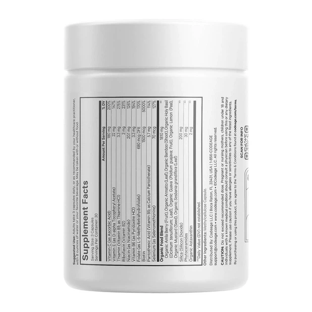 Beauty Tonic Biotin Supplement +Vitamins & Minerals - 90 vcaps мультивітамінний комплекс для краси з біотином для волосся, шкіри, нігтів та здорового вигляду - изображение 2
