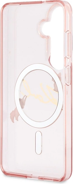 Чохол Karl Lagerfeld IML KC Script MagSafe для Samsung Galaxy S26 Pink (KLHMS26S5HKSCAP) - зображення 7